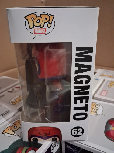Funko Pop Magneto - Vaulted - Com Detalhes Na Caixa - Marvel - #62