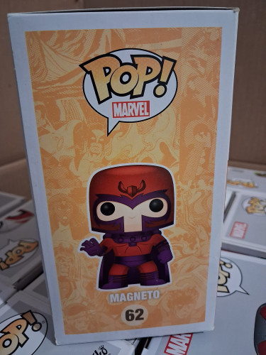 Funko Pop Magneto - Vaulted - Com Detalhes Na Caixa - Marvel - #62