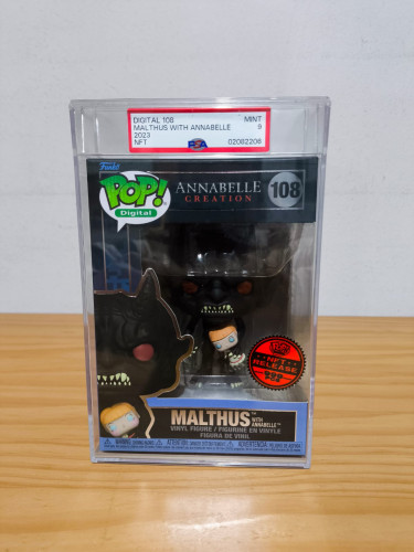 Funko Pop Malthus Nft Release (999 Pcs) PSA GRADED-Digital Annabelle Creation-108