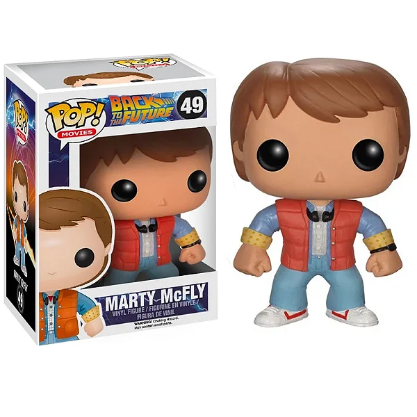 Funko Pop Marty Mcfly (sem Caixa) - De Volta Para O Futuro - #49 FUNKO POP #49 - Produto Original