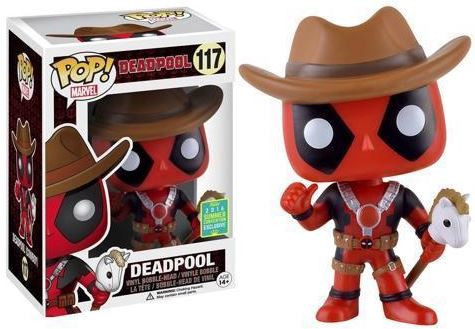 Funko Pop Marvel 117 - Cowboy Deadpool Marvel #117 - Produto Original