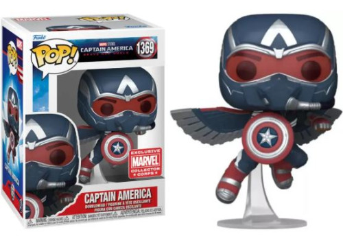 Funko Pop Marvel 1369 - Captain America Marvel #1369 - Produto Original