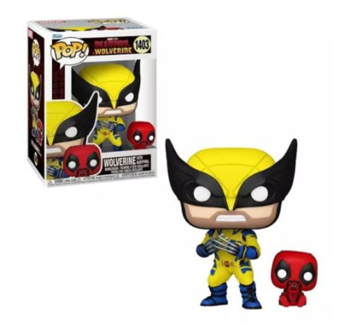 Funko Pop Marvel 1403 - Wolverine e Babypool-Marvel-1402