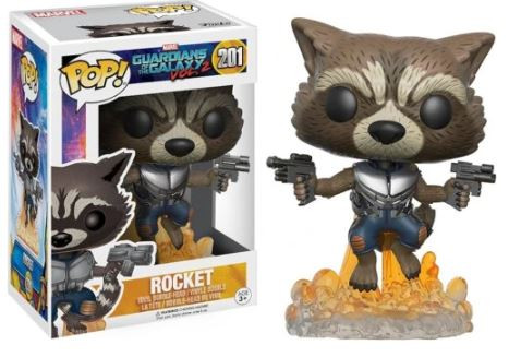 Funko Pop Marvel 201 - Rocket Guardiões Da Galáxia #201 - Produto Original