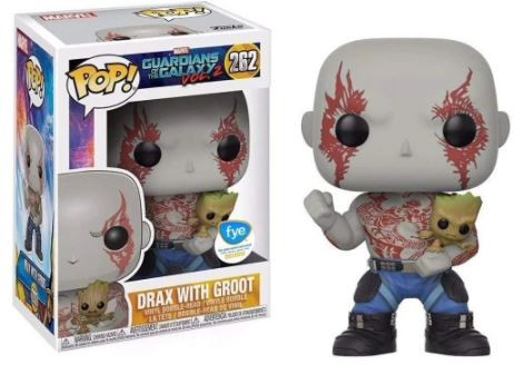 Funko Pop Marvel 262 - Drax with Groot Marvel #262 - Produto Original