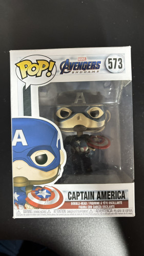 Funko Pop Marvel Avengers Endgame - Captain America (with Mjolnir) 573 - Marvel - #572