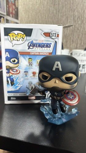 Funko Pop Marvel Avengers Endgame - Captain America (with Mjolnir) 573 - Marvel - #572
