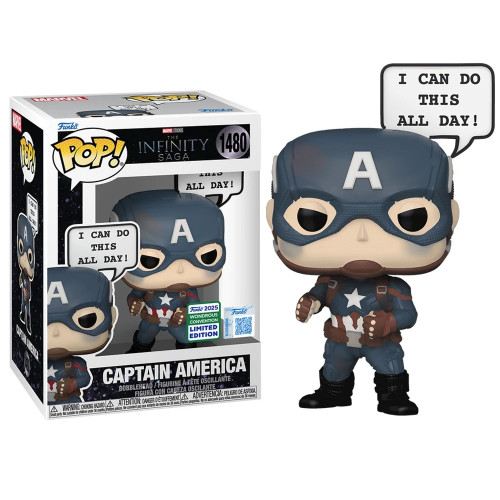 Funko Pop Marvel Capitão América Captain America 1480-Marvel-1480
