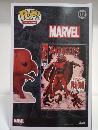Funko Pop Marvel Comics Vision #02 Se (special Edition) – Novo | Original | Com Caixa | Pronta Entrega - Comic Cover - #1