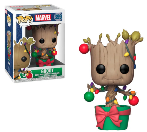 Funko Pop Marvel Groot Natal Xmas Holiday Marvel #399 - Produto Original