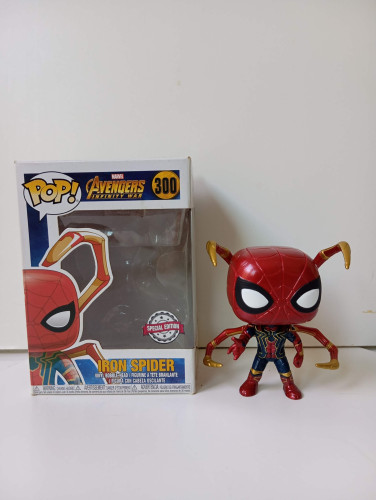 Funko Pop Marvel Iron Spider (aranha De Ferro)-Marvel Studios-300