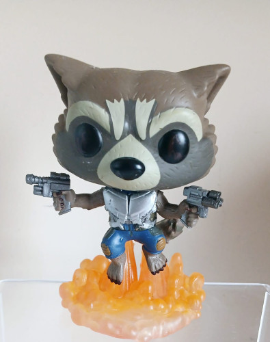 Funko Pop Marvel Rocket Raccoon-Guardiões Da Galáxia-201