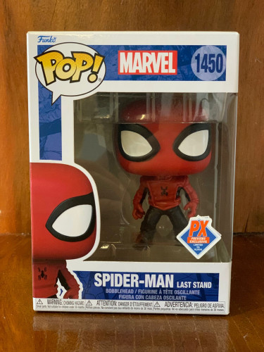 Funko Pop Marvel Spider-Man Last Stand #1450 PX Exclusive Pop! Marvel #1 - Produto Original