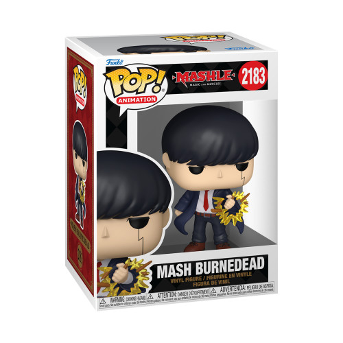 Funko Pop Mash Burnedead - Mashle: Magic And Muscles - #2183 FUNKO POP #2183 - Produto Original