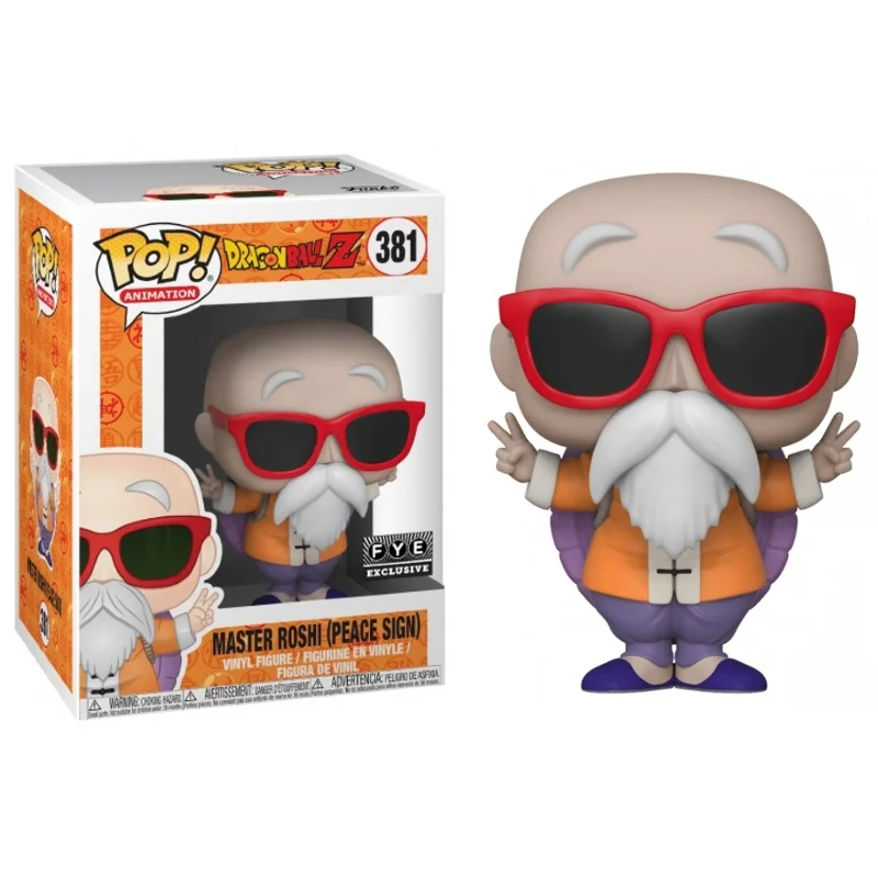 Funko Pop Master Roshi (peace Sign) - Dragon Ball Z  #381