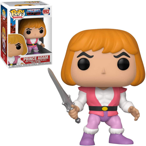 Funko Pop Masters of the Universe Prince Adam 992 Colecionável He-Man Boneco-Master Of The Universe-992