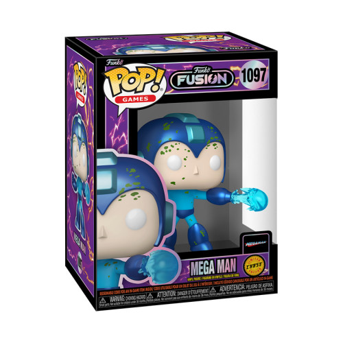 Funko Pop Mega Man Chase - Funko Fusion Mega Man #1097 - Produto Original