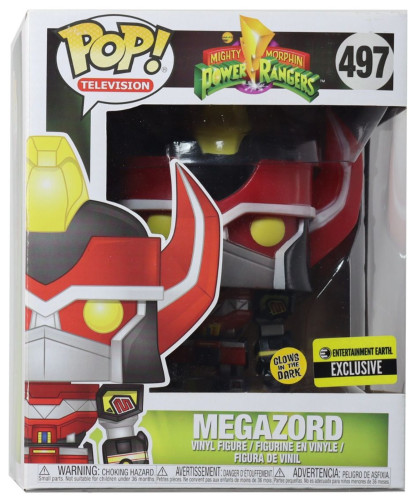 Funko Pop Megazord - Exclusivo Entertainment Earth * Brilha No Escuro*-Power Rangers-497