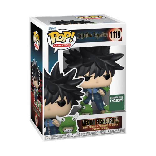 Funko Pop Megumi Fushiguroj (with Winged Toads) Barnes & Noble-Jujutsu Kaisen-1119
