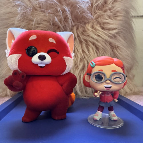 Funko Pop Meilin Lee 1184 & Red Panda Mei (flocked) 1185 Disney Pixar Turning Red #1184 - Produto Original