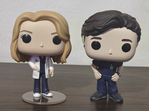 Funko Pop Meredith Grey 1074 + Derek Shepherd 1075 Sem Caixa-Grey's Anatomy-2