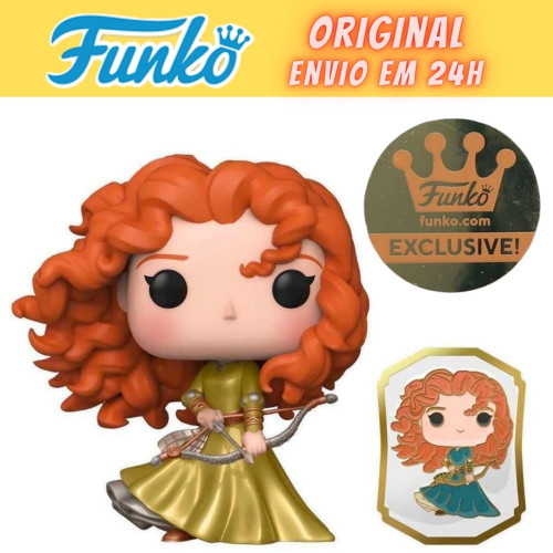 Funko Pop Merida - Exclusivo Funko.Com Gold - Disney Princess - #324