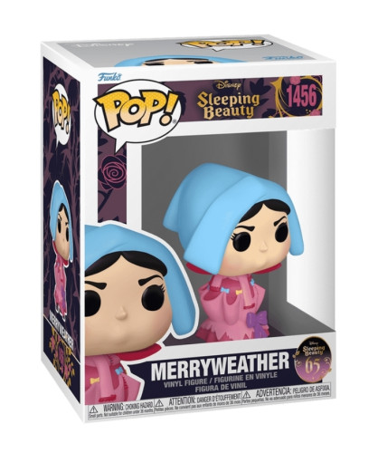 Funko Pop Merryweather #1456 - Vaulted - Caixa Com Adesivo De Importador Na Parte Inferior Disney - Sleeping Beauty - A Bela Adormecida #1456 - Produto Original
