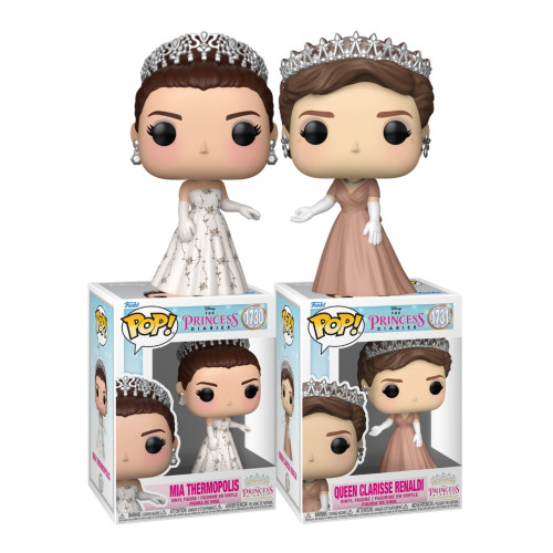 Funko Pop Mia Thermopolis #1730 & Queen Clarisse Renaldi Disney The Princess Diaries #1731 - Produto Original
