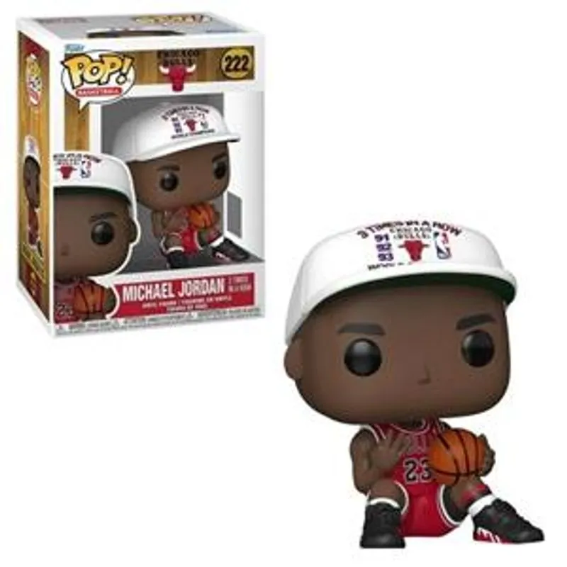Funko Pop Michael Jordan 3 Times In A Row Pausar-NBA-222