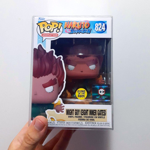Funko Pop Might Guy (eight Inner Gates) Glow In The Dark Chalice Collectibles Naruto Shippuden #824 - Produto Original