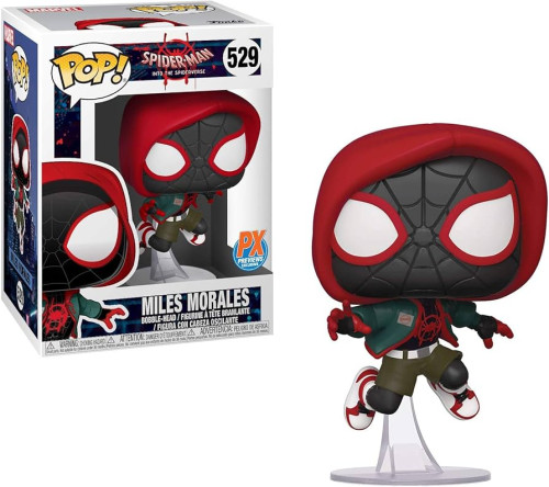 Funko Pop Miles Morales 529 PX Previews - Spider-Man-Homem Aranha No Aranhaverso-529