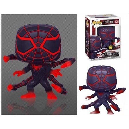 Funko Pop Miles Morales Programmable Suit Glow Spider-Man Miles Morales #2016 - Produto Original