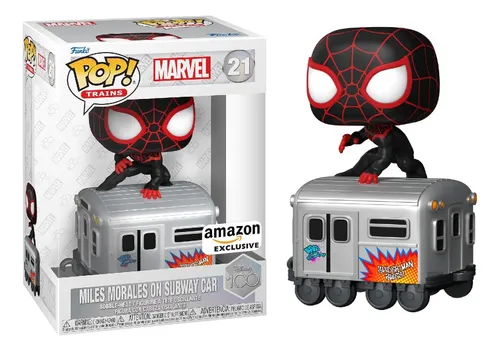 Funko Pop Miles Morales on Subway Car Amazon Exclusive-Marvel-21