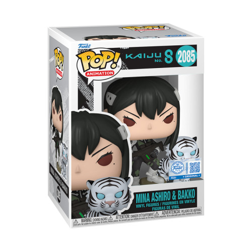 Funko Pop Mina Ashiro & Bakko Exclusivo Kaiju No. 8 #2085 - Produto Original