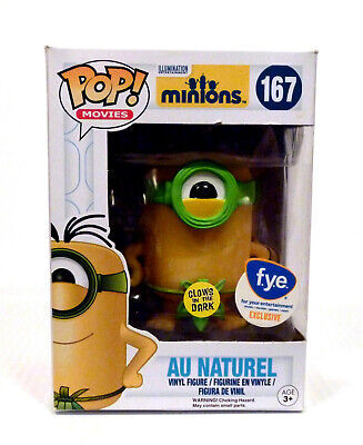 Funko Pop Minion Au Naturel Glow FYE Exclusivo-Minions-167