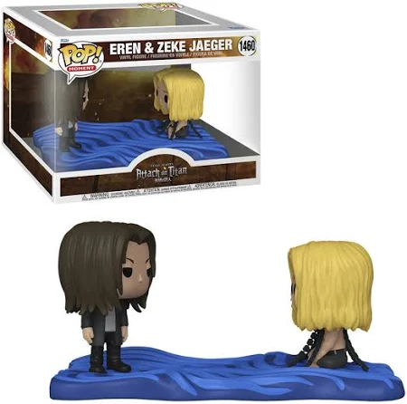 Funko Pop Moment Eren & Zeke Jaeger Special Edition Attack on Titan Funko Pop Moment #1460 - Produto Original