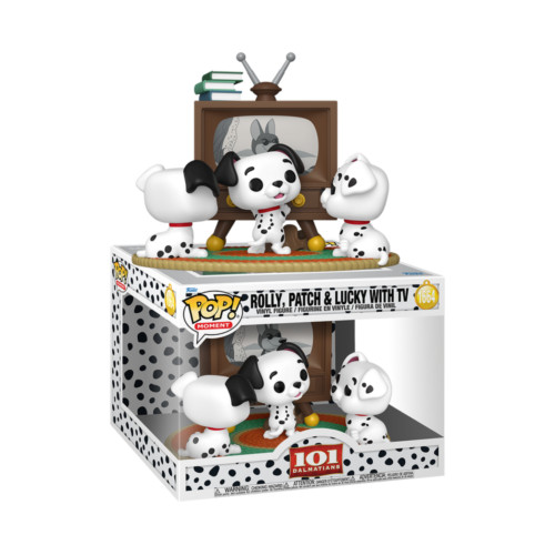 Funko Pop Moment Rolly, Patch & Lucky With Tv-Disney 101 Dalmatians-1664