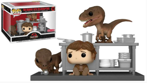 Funko Pop Moment Tim Murphy with Velociraptors * Exclusive at Target * Jurassic Park #1199 - Produto Original