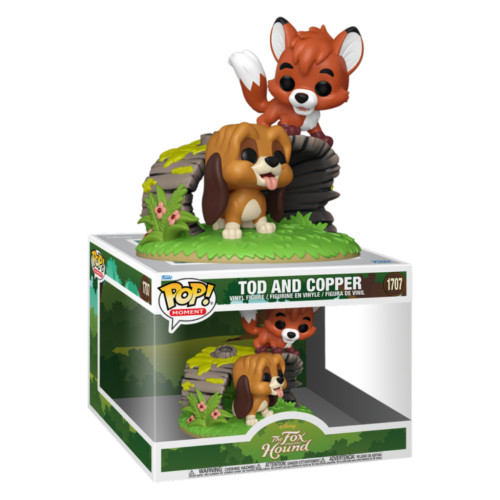 Funko Pop Moment Tod & Copper Disney The Fox and the Hound #1707 - Produto Original