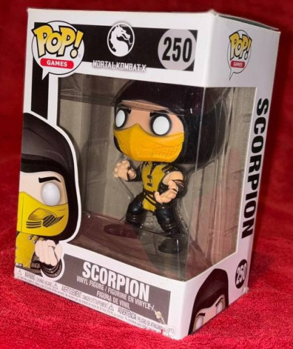 Funko Pop Mortal Kombat Scorpion #250-Mortal Kombat X-250