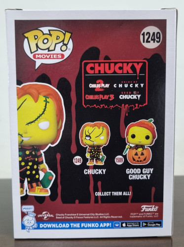 Funko Pop Movies - Chucky ( Blacklight ) - Chucky - #1249
