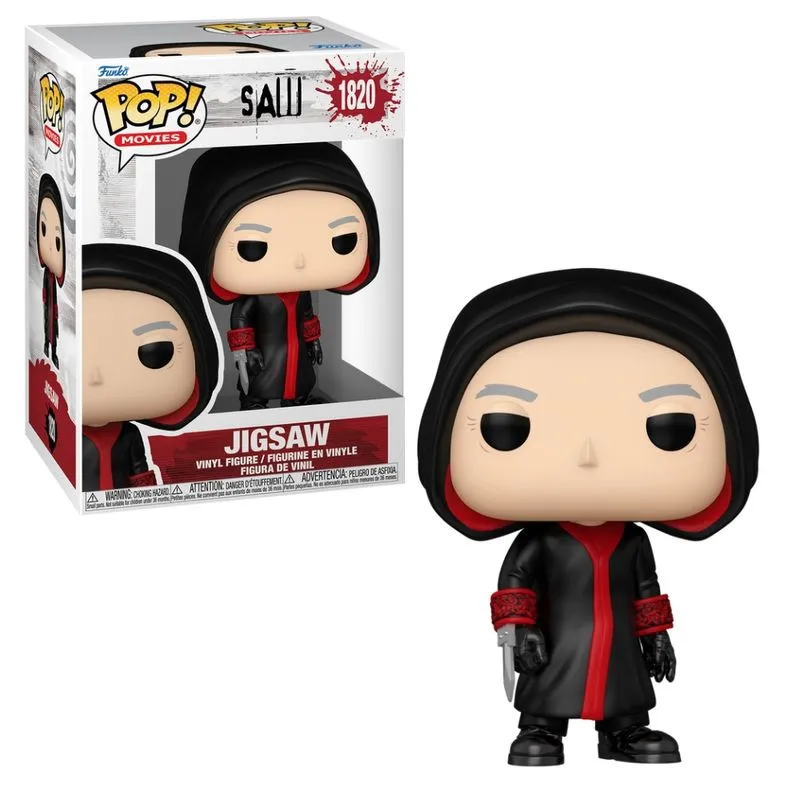 Funko Pop Movies - Jigsaw #1820 Saw: Jogos Mortais #1820 - Produto Original