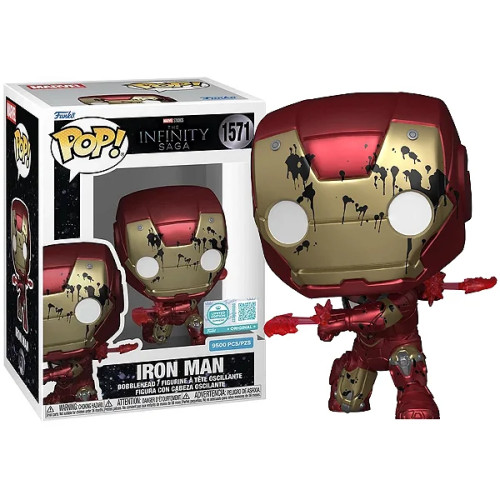 Funko Pop Movies: Marvel Infinity Saga Iron Man Exclusive Supreme Limited Edition 9500 PCSs #1571 Marvel Studios: Iron Man #1571 - Produto Original