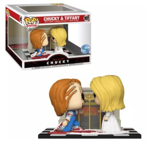 Funko Pop Movies 1857 - Chucky E Tiffany ( Moments )-A Noiva Do Chucky-1857
