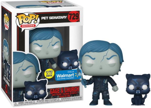 Funko Pop Movies 729 - Gage & Church ( Glow ) Pet Sematary #729 - Produto Original
