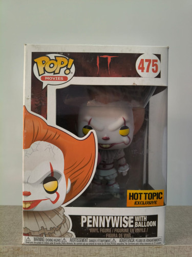 Funko Pop Movies IT - Pennywise with Balloon (Hot Topic) It #475 - Produto Original