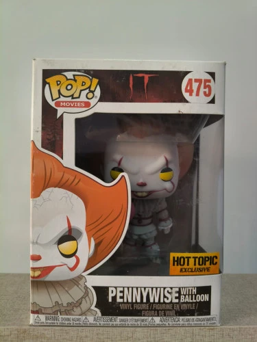 Funko Pop Movies IT - Pennywise with Balloon (Hot Topic) - It  #475