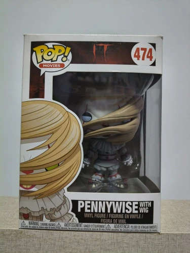 Funko Pop Movies It - Pennywise with Wig - It  #474