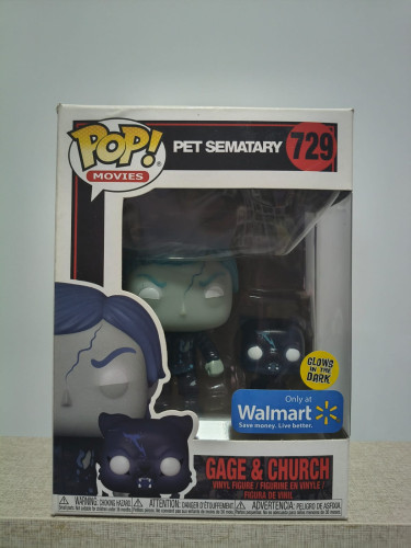 Funko Pop Movies Pet Sematary - Gage & Church Glows in the Dark Movies Pet Sematary #729 - Produto Original