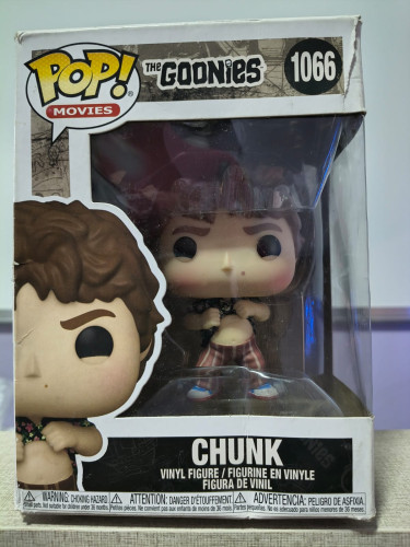 Funko Pop Movies The Goonies - Chunk - Caixa danificada The Goonies #1066 - Produto Original